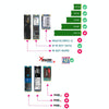 ENCNF2S-N01 NGFF To SATA3 Transfer Card M.2 KEY B-M SSD To 6Gbps Interface Conversion Adapter Without Baffle