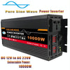 10000W (Actual 1500W) 12V to 220V High Power Car Sine Wave Inverter Power Converter