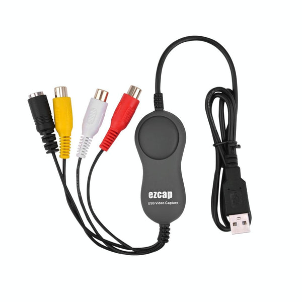 Ezcap USB 2.0 Video Capture Card - HD, PAL/NTSC, MPEG 2 (Grey)