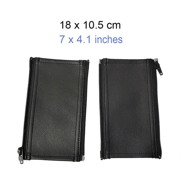 For Bugaboo Bee Series Stroller Armrests PU Leather Zipper Protector(Black)