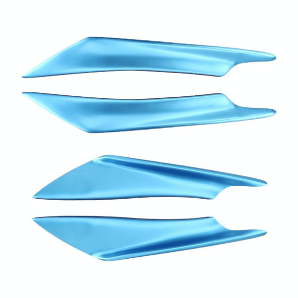 4 PCS Car-Styling Flank Decorative Sticker(Blue)