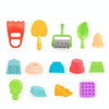 Children Soft Beach Toys Set Playing with Water Toys, Style:14 PCS(Color Random Delivery)