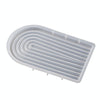 Epoxy Resin Mold Gypsum Candle Stand Arch Storage Tray Silicone Mold, Spec: U Shape Small