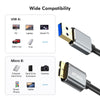 ENKAY USB 3.0 A to USB 3.0 Micro B 5Gbps Data Camera Hard Drive Cable, Length:0.5m