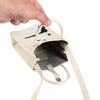 Panda Knitted Mini Crossbody Phone Bag For 6.9 inch and Below Phones(White)