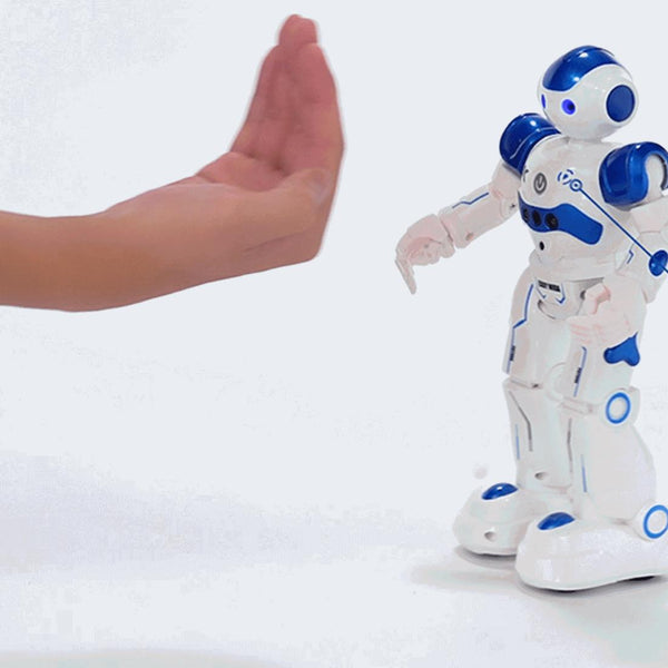 JJR/C R2 CADY WIDA RC Robot Gesture Sensor Dancing Intelligent Program Toy Gift for Children Kids Entertainment with Remote Control(Blue)