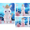 Piggy Banks God Rabbit Home Ornaments Gift Crafts, Size: Large Purple