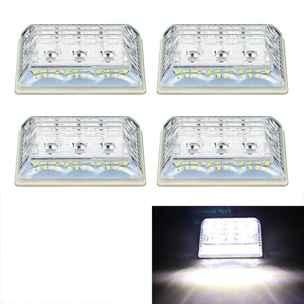 4 PCS ZS-6001 DC24V Car / Truck Side Marker Indicator Lights Bulb Lamp (White Light)