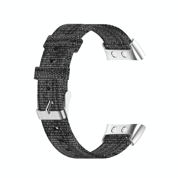 For Garmin Forerunner 45 / 45S / Swim 2 Universal Nylon Canvas Watch Band(Grey)