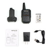 RETEVIS RT15 400-470MHz 16CHS Mini Two Way Radio Walkie Talkie, EU Plug(Black)