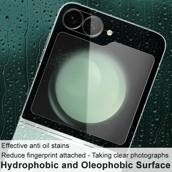 For Samsung Galaxy Z Flip6 1 Sets imak Integrated Lens Film + Glass Rear Screen Sticker
