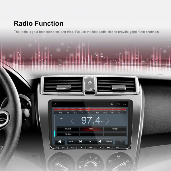 A2743 For Volkswagen 1+16G 9-inch Central Control Large Screen With Carplay Car Android10.0 Navigator Player, Style: Standard+AHD Camera