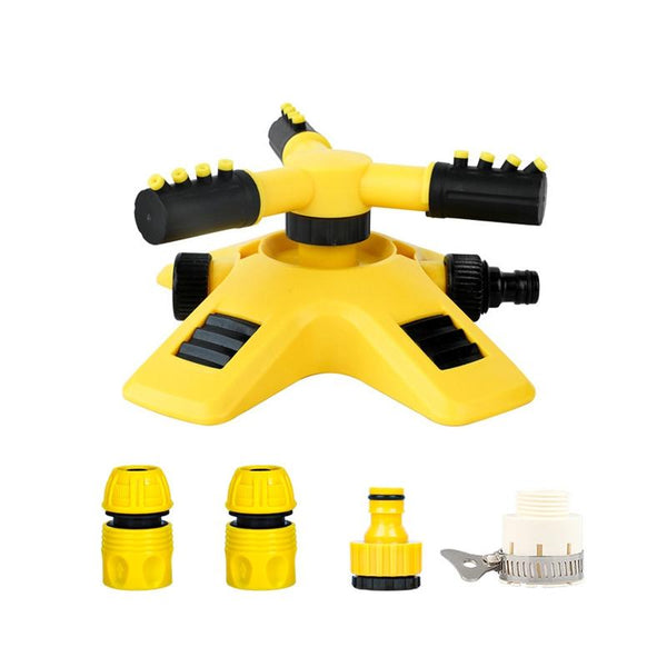 360 Degrees Rotating Watering Device, Style: With 4 PCS 4-point Connector