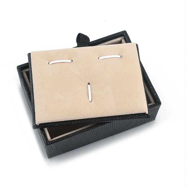 Lychee Pattern Cufflinks Tie Clip Set Packaging Jewelry Box(P3016E)