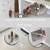 5pcs Cabinet Door Repair Hinge Mounting Plate Hinge Fixing Panel Installing Piece Tool, Size: 80 x 80mm