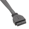 80cm Motherboard USB3.0 Panel Cable Front 19Pin To Dual-Port A Female Data Flat Cable