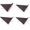 Load Bearing Invisible Triangle Bracket Wall Shelf Bracket With Screws, Specification: 280x170mm Black