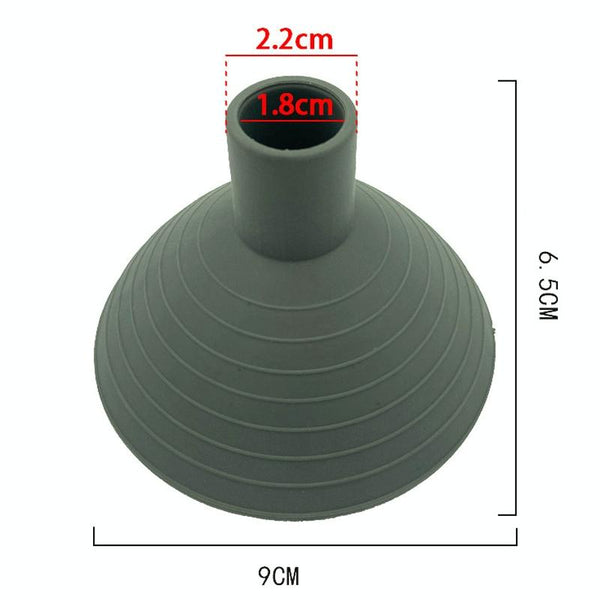 9 x 6.5cm Agricultural Plastic Watering Sprinkler Nozzle Small Spraying Nursery Gardening Tools(Gray)
