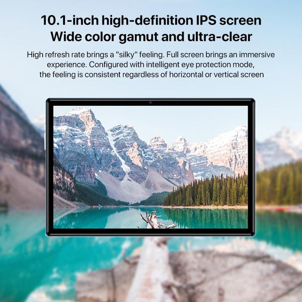 X09 10.1 inch 4G LTE Tablet PC, 4GB+64GB, Android 8.1 MTK6755 Octa Core, Support Dual SIM, EU Plug (Black)