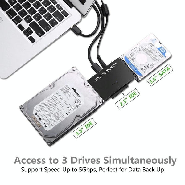 USB3.0 To SATA / IDE Easy Drive Cable External Hard Disk Adapter, Specification: AU  Plug