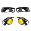 1 Pair Car Modified Front Fog Light for Honda Civic 1999-2000 (Yellow Light)