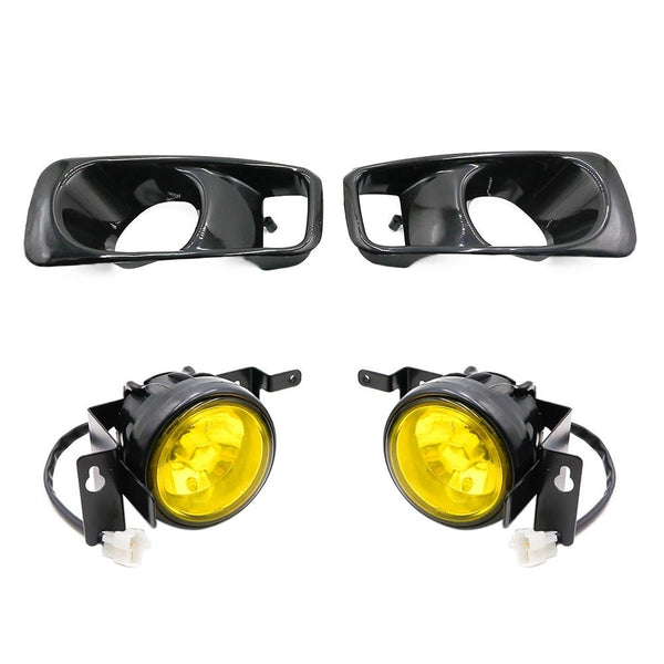1 Pair Car Modified Front Fog Light for Honda Civic 1999-2000 (Yellow Light)