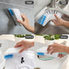 Bendable Bathroom Tile Crevice Brush Household Soft Bristles Faucet Curved Brush(White)