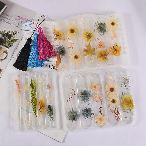 Full-page Bookmark Pendant Silicone Mold DIY Epoxy Resin Mold, Spec: Rectangular Large