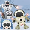 Intelligent Early Education Sound and Light Mechanical Robot Toys, Color: 2 Green