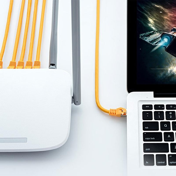 12m CAT6 Gigabit Ethernet Double Shielded Cable High Speed Broadband Cable