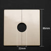 Square Hole Decoration Cover Wall Hole Plug, Style: 2.2cm Hole Gold