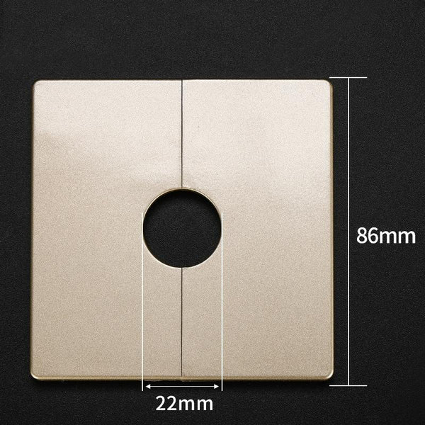 Square Hole Decoration Cover Wall Hole Plug, Style: 2.2cm Hole Gold