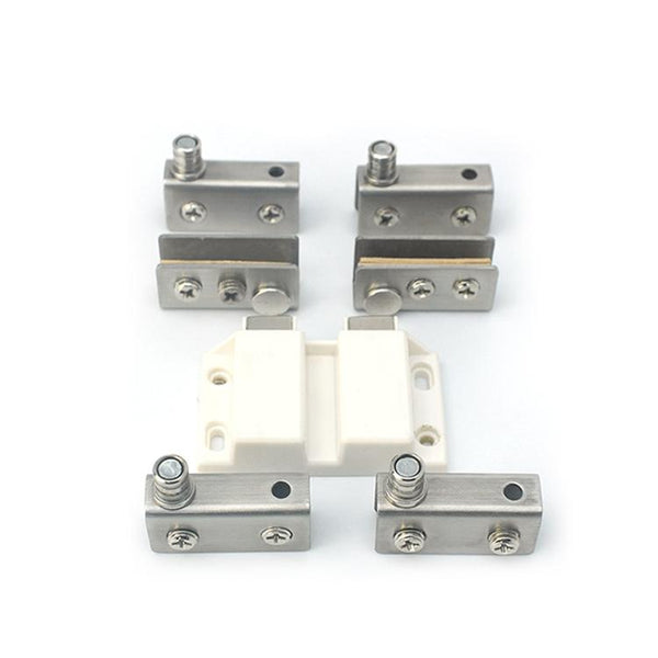 Glass Clip Double Door Touching Exhibition Cabinet Hinge