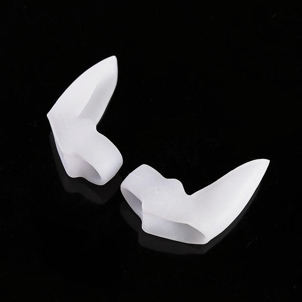 5 Pairs Gel Toe Spreader Eases Foot Pain Foot Bunion Guard Cushion for Hallux Valgus(White)