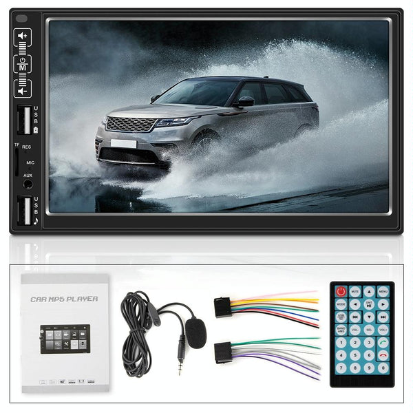 A2821 Car 7 inch Screen HD MP5 Player, Support Bluetooth / FM with Remote Control, Style:Standard