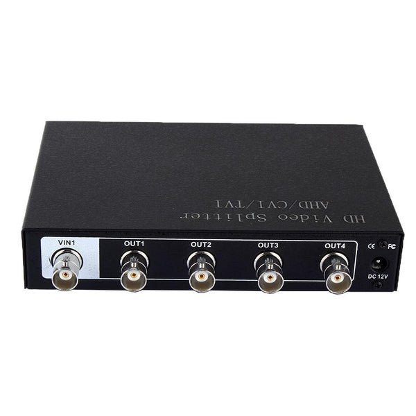 4-Way HD Video Splitter AHD/CVI/TVI BNC 300MHz