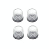 4pcs / Set Thickened Wear-Resistant Table And Chair Leg Covers Household Quiet Non-Slip Stool Foot Protector, Style: Small Round Transparent