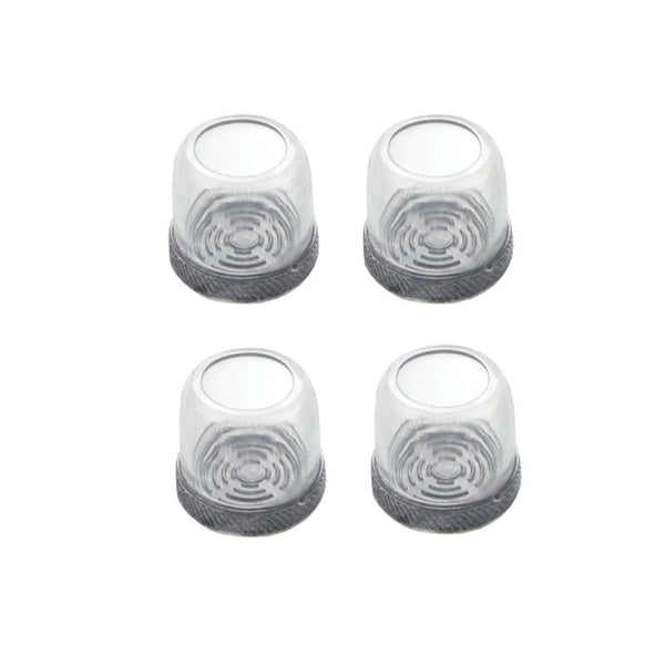 4pcs / Set Thickened Wear-Resistant Table And Chair Leg Covers Household Quiet Non-Slip Stool Foot Protector, Style: Small Round Transparent