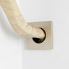 Square Air Conditioning Hole Decoration Cover Wall Hole Plug, Style: Split 5cm Silver