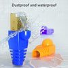 Network Cable Boots Cap Cover for RJ45, Green (500 pcs in one packaging , the price is for 500 pcs)(Black)