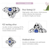 S925 Sterling Silver Retro Flower Texture Beads DIY Bracelet Necklace Accessories