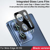 For Motorola Edge 40 5G imak High Definition Integrated Glass Lens Film Black Version