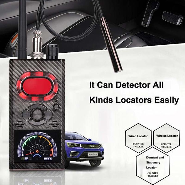 Anti-Spy Detector RF Bug Detector Hidden Camera Finder GPS Tracker Scanner