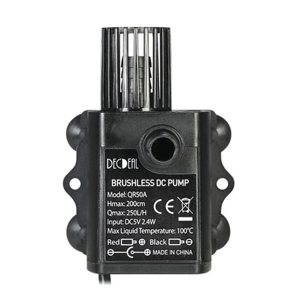 USB Power Supply Brushless Cold Water Circulating Fountain Water Pump, Model: QR50A