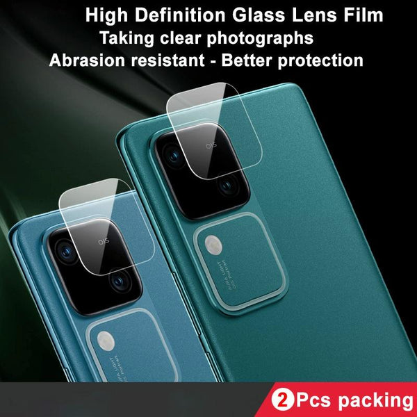 For vivo V30 5G/V30 Pro 5G/S18 5G/S18 Pro 5G 2pcs/Set imak HD Glass Rear Camera Lens Film