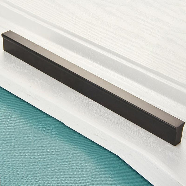 2778-256 Modern Simple Cabinet Door Handle Drawer Wardrobe Handle (Black)