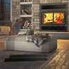 2 PCS Magnetic Fireplace Draft Stopper Fireplace Cover to Block Cold Air 91.44 x 10.16cm