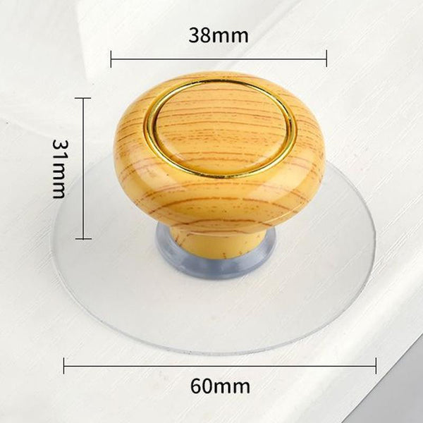Hole-free Wardrobe Handles Drawer Glass Door Adhesive Household Round Handle, Spec: E