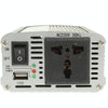 300W DC 12V to AC 220V Car Power Inverter with USB Port and Car Charger(Silver)