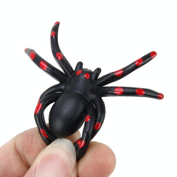 2 PCS Universal Spider Shape Car Motor Bicycle Tire Valve Caps (Red)